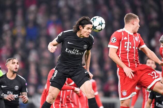 09 EDINSON CAVANI (psg) FOOTBALL : Bayern Munich vs Paris SG - Ligue des Champions - 05 12 2017 AnthonyBIBARD FEP Panoramic 