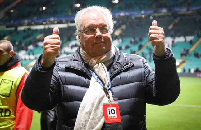 Anderlecht chairman Roger Vanden Stock pictured after a soccer game between Scottish team Celtic FC and Belgian club RSC Anderlecht, Tuesday 05 December 2017 in Glasgow, Scotland, the sixth and last game in the group stage of the UEFA Champions League competition. VIRGINIExLEFOUR  x05214508x