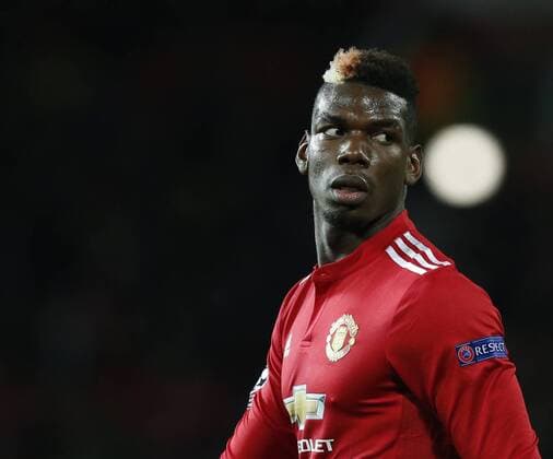 Paul Pogba of Manchester United ManU during the Champions League Group A match at the Old Trafford, Manchester. Picture date: December 5th 2017. Picture credit should read: Andrew Yates Sportimage EDITORIAL USE ONLY. No use with unauthorised audio, video, data, fixture lists, club league logos or live services. Online in-match use limited to 120 images, no video emulation. No use in betting, games or single club league player publications.