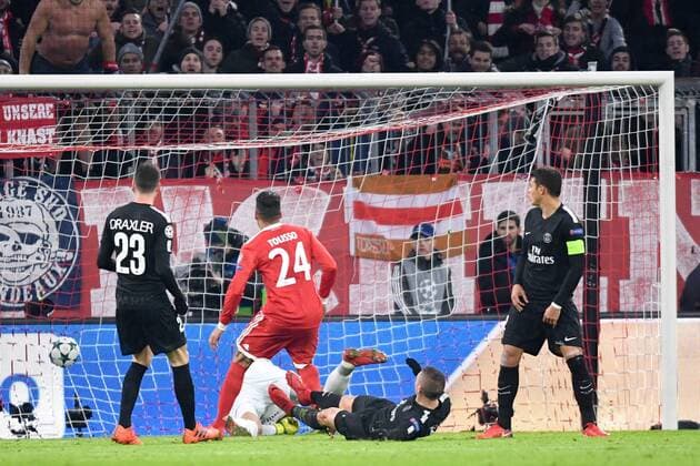 24 Corentin Tolisso (bay) - BUT FOOTBALL : Bayern Munich vs Paris SG - Ligue des Champions - 05 12 2017 AnthonyBIBARD FEP Panoramic 