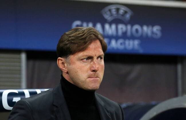 Coach Ralph Hasenhüttl Portrait Portrait Portraet Single image close up Sport Soccer Football UEFA CL Championsleague Mens Season 2017 2018 06 12 2017 RB Leipzig RBL vs Besiktas Istanbul