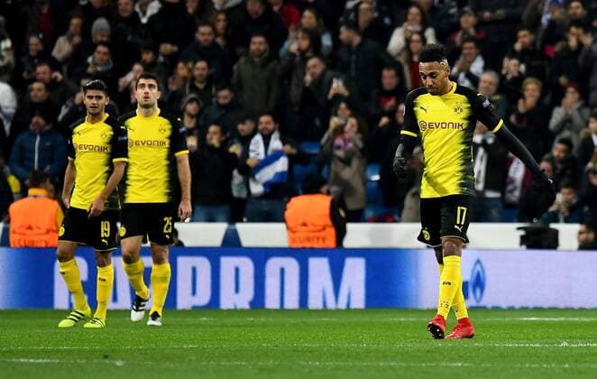 06 12 2017 xfux Football Champions League Real Madrid Borussia Dortmund emspor v l Pierre Emerick Aubameyang Borussia Dortmund disappointed disappointed looking dissapointed Madrid