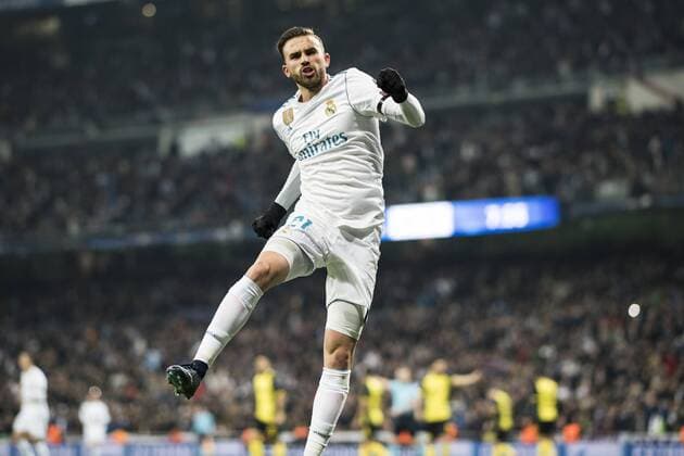 Bilder des Tages - SPORT Fußball: Champions League, Saison 2017 2018, Gruppenphase, Gruppe H, Real Madrid - Borussia Dortmund am 06.12.2017 im Estadio Santiago Bernabeu in Madrid (Spanien). Madrids Borja Mayoral jubelt nach seinem Tor zum 1:0. Copyright: xKirchner DavidxInderliedx