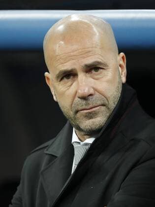 coach Peter Bosz of Borussia Dortmund during the UEFA Champions League group H match between Real Madrid and Borussia Dortmund on December 06, 2017 at the Santiago Bernabeu stadium in Madrid, Spain. UEFA Champions League 2017 2018 xVIxVIxImagesx xMauricexvanxSteenxIVx 9502073