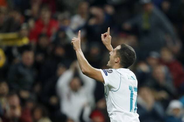 Lucas Vazquez of Real Madrid during the UEFA Champions League group H match between Real Madrid and Borussia Dortmund on December 06, 2017 at the Santiago Bernabeu stadium in Madrid, Spain. UEFA Champions League 2017 2018 xVIxVIxImagesx xMauricexvanxSteenxIVx 9502913