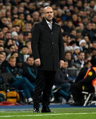 06 12 2017 xfux Football Champions League Real Madrid Borussia Dortmund emspor v l coach Peter Bosz Borussia Dortmund disappointed disappointed looking dissapointed Madrid