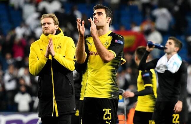 06 12 2017 xfux Football Champions League Real Madrid Borussia Dortmund emporer v l Sokratis Borussia Dortmund disappointed disappointed looking dissapointed Madrid