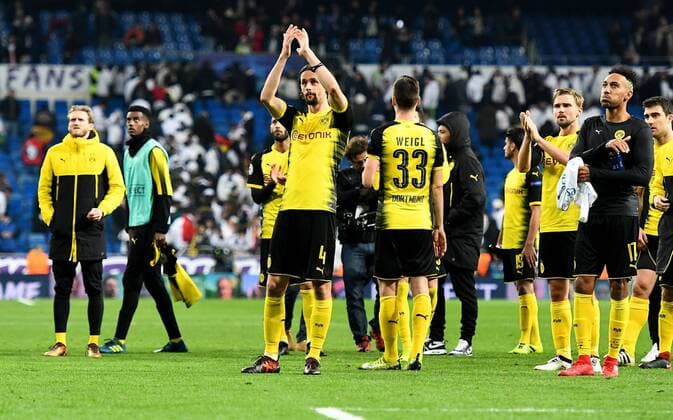 06 12 2017 xfux Football Champions League Real Madrid Borussia Dortmund emspor v Neven Subotic Borussia Dortmund and player Borussia Dortmund BVB disappointed disappointed looking dissapointed Madrid