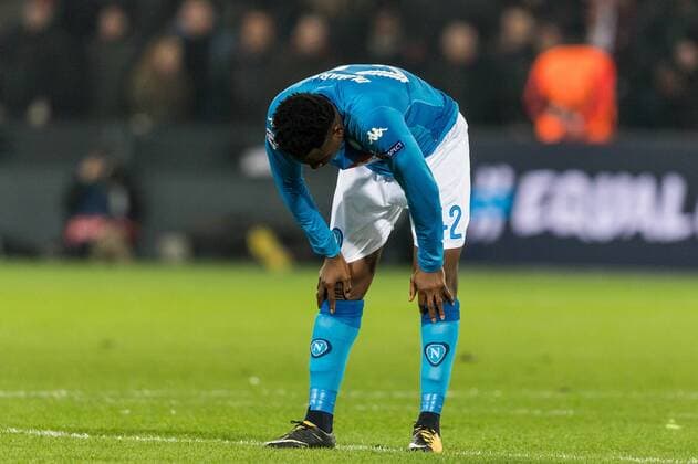 Amadou Diawara of SSC Napoli during the UEFA Champions League group F match between Feyenoord Rotterdam and SSC Napoli at the Kuip on December 06, 2017 in Rotterdam, The Netherlands UEFA Champions League 2017 2018 xVIxVIxImagesx xGerritxvanxKeulenxIVx 9503091