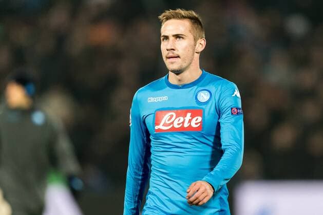 Marko Rog of SSC Napoli during the UEFA Champions League group F match between Feyenoord Rotterdam and SSC Napoli at the Kuip on December 06, 2017 in Rotterdam, The Netherlands UEFA Champions League 2017 2018 xVIxVIxImagesx xGerritxvanxKeulenxIVx 9503708