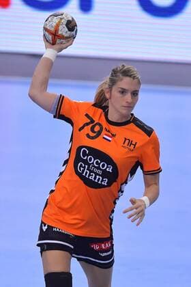Handball, WM, Damen, Serbien - Niederlande 6-12-2017 HANDBAL:NEDERLAND-SERVIE:LEIPZIG WK Handbal Dames 2017 Nederland - Servie 27-27 Estavana Polman 79 NED Foto: Henk Seppen xVIxVIxImagesx xSoenarxChamidxsportfotografiexIVx 9504170