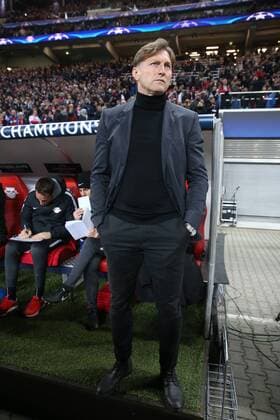 Coach Ralph Hasenhüttl RB Leipzig Group match G Champions League Season 2017 2018 RasenBallsport Leipzig vs Besiktas Istanbul at the RB Arena in Leipzig Germany Football Men Men 06 12 2017