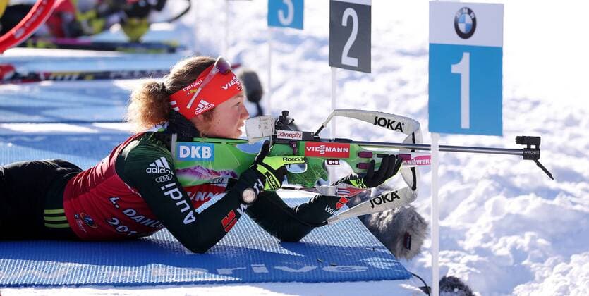 BAU 07.12.2017 Hochfilzen Biathlon IBU World Cup Hochfilzen Training, Laura Dahlmeier (GER) *** BAU 07 12 2017 Hochfilzen Biathlon IBU World Cup Hochfilzen Training Laura Dahlmeier GER