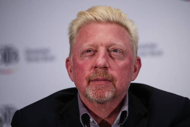 HAMBURG Germany DECEMBER 07 Boris Becker attends the German Tennis Federation DTB press conference on December 2017 in Hamburg Germany