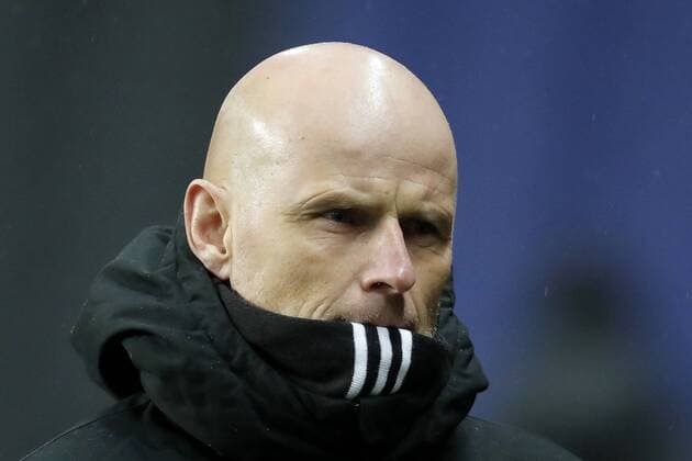 Bilder des Tages - SPORT Fußball, EL, FC Kopenhagen - FC Sheriff Tiraspol FC Kobenhavns traener Stale Solbakken, torsdag aften i Europa League-kampen i Parken i Kobenhavn. Polfoto_73210988  Copyright: JensxDresling