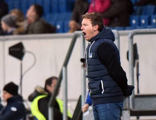 07 12 2017 xhbx Soccer Europa League TSG 1899 Hoffenheim Rasgrad emspor v l Coach Julian Nagelsmann TSG 1899 Hoffenheim Sinsheim