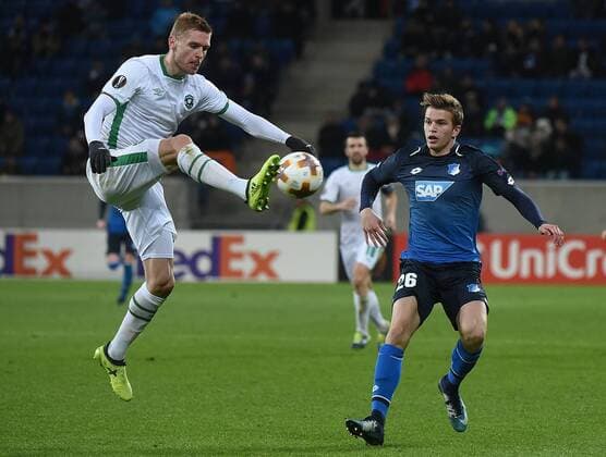 07 12 2017 xhbx Football Europe League TSG 1899 Hoffenheim Razgrad emspor v Igor Plastun Ludogorets Razgrad David Otto TSG 1899 Hoffenheim Sinsheim