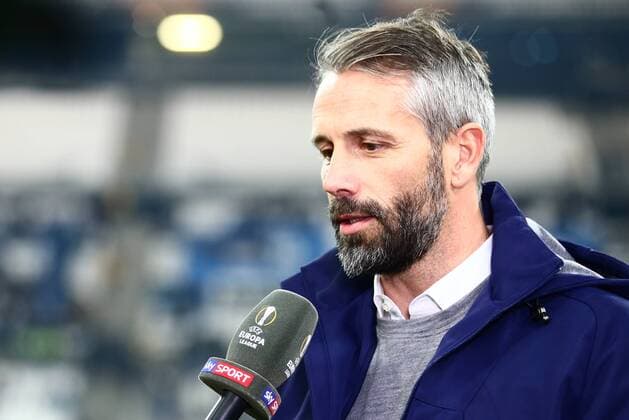 SOCCER - EL, Marseille vs RBS MARSEILLE,FRANCE,07.DEC.17 - SOCCER - UEFA Europa League, Olympique de Marseille vs Red Bull Salzburg. Image shows head coach Marco Rose (RBS). GEPAxpictures xFelixxRoittner