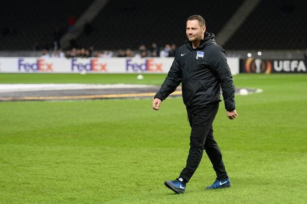 Soccer Men Season 2017 2018 UEFA Europa League Group J 6 Gameday in Berlin Hertha BSC Östersunds FK head coach Pal Dardai Hertha BSC before the match 07 12 17 Copyright: xMichaelxHundtx xMatthiasxKochx