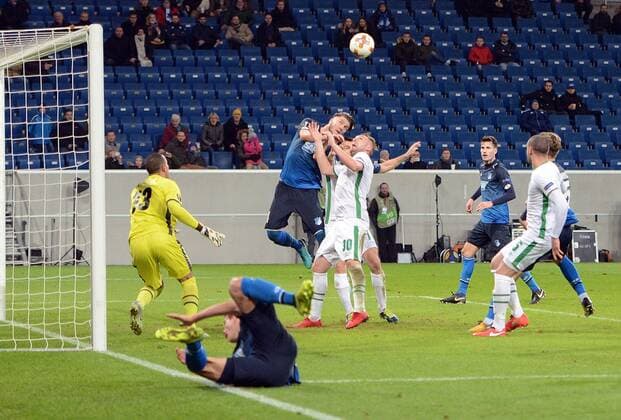 07 12 2017 xhbx TSG 1899 Hoffenheim Rasgrad emspor v Ermin Bicakcic TSG 1899 Hoffenheim will award Sinsheim shortly before the end