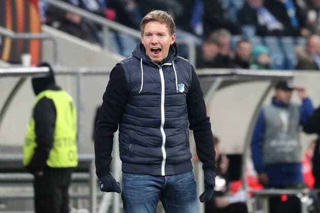 Head Coach Hoffenheim single image Action Action Football UEFA Europa League TSG 1899 Hoffenheim PFK Ludogorez Razgrad 1945 xozx