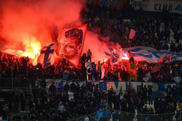 SOCCER - EL, Marseille vs RBS MARSEILLE,FRANCE,07.DEC.17 - SOCCER - UEFA Europa League, Olympique de Marseille vs Red Bull Salzburg. Image shows fans of Marseille. GEPAxpictures xFelixxRoittner
