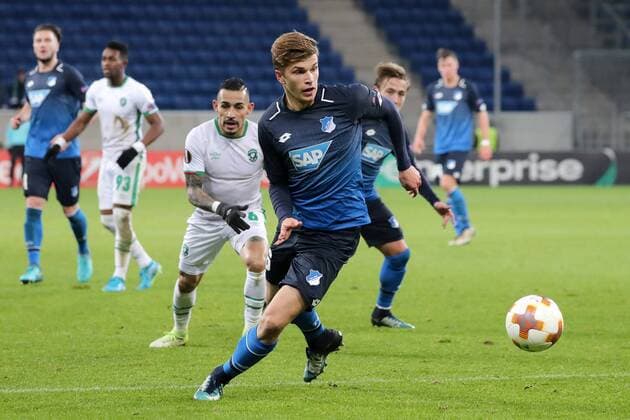 David Otto Hoffenheim 26 Action Action Game scene Football UEFA Europa League TSG 1899 Hoffenheim PFK Ludogorez Razgrad 1945 xozx