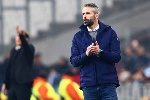 SOCCER - EL, Marseille vs RBS MARSEILLE,FRANCE,07.DEC.17 - SOCCER - UEFA Europa League, Olympique de Marseille vs Red Bull Salzburg. Image shows head coach Marco Rose (RBS). GEPAxpictures xFelixxRoittner