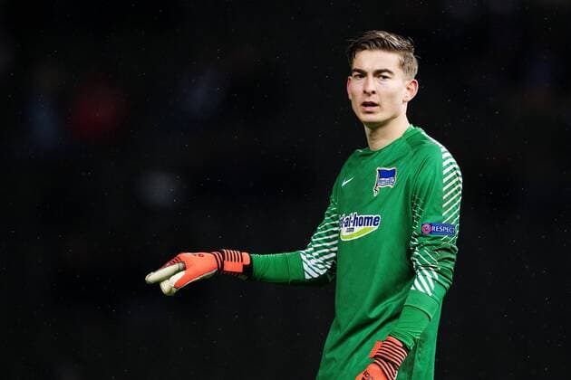 171207 Hertha Berlins malady Jonathan Klinsmann during the football match in the European League between Hertha Berlin and Östersund on December 7, 2017 in Berlin  Copyright: PETTERxARVIDSON BB171207PA080