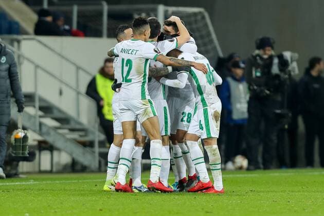 Sinsheim Germany 07 12 2017 UEFA Europa League 2017 18 Season Group Stage Group C 6 Matchday TSG 1899 Hoffenheim PFC Ludogorets 1945 Goal to 1 1 Goalkeeper Wanderson Ludogorets is acclaimed DeFodi507