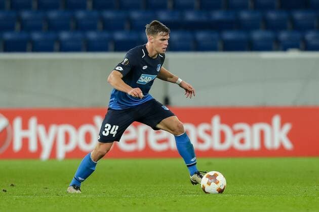 Sinsheim Germany 07 12 2017 UEFA Europa League 2017 18 Season Group Stage Group C 6 Matchday TSG 1899 Hoffenheim PFC Ludogorets 1945 Simon Lorenz TSG in action DeFodi507
