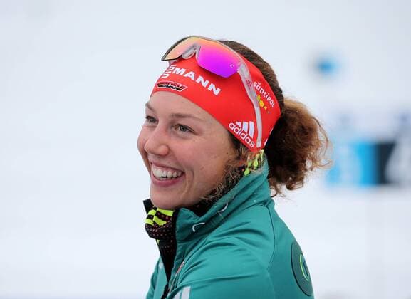 BAU 08.12.2017 Hochfilzen Biathlon IBU World Cup Hochfilzen Sprint Frauen, Laura Dahlmeier (GER) *** BAU 08 12 2017 Hochfilzen Biathlon IBU World Cup Hochfilzen Sprint Women Laura Dahlmeier GER