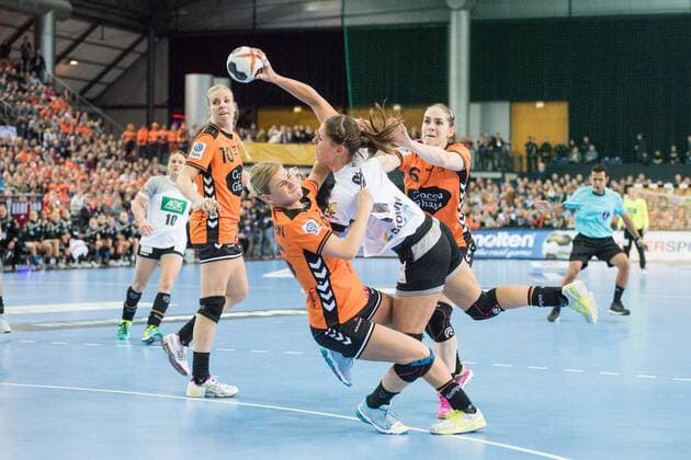 GER IHF World Cup 2017 Germany GER vs Netherlands NLD 08 12 2017 Arena Leipzig GER IHF World Cup 2017 Germany GER vs Netherlands NLD image Xenia Smits 11 Germany nordphotoxDostmann nph00325
