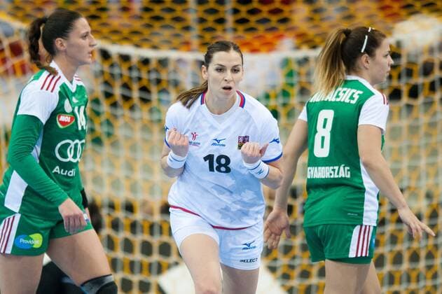2017.12.08 Bietigheim-Bissingen Pilka reczna Mistrzostwa Swiata w pilce recznej kobiet Czechy - Wegry N z Ives Luzumova of Czech Republic celebrates scoring a goal Foto Lukasz Laskowski PressFocus 2017.12.08 Bietigheim-Bissingen IHF Women s Handball World Championship WM Weltmeisterschaft Czech Republic - Hungary Ives Luzumova of Czech Republic celebrates scoring a goal Credit: Lukasz Laskowski PressFocus NEWSPIX.PL --- Newspix.pl  20171208_LUK_094