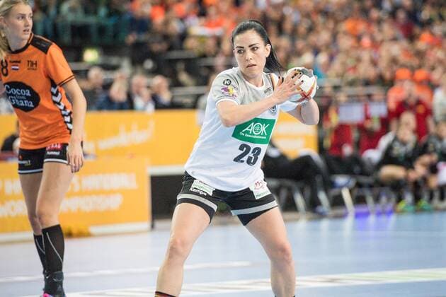 GER IHF World Cup 2017 Germany GER vs Netherlands NLD 08 12 2017 Arena Leipzig GER IHF World Cup 2017 Germany GER vs Netherlands NLD pictured Svenja Huber 23 Germany nordphotoxDostmann nph00325