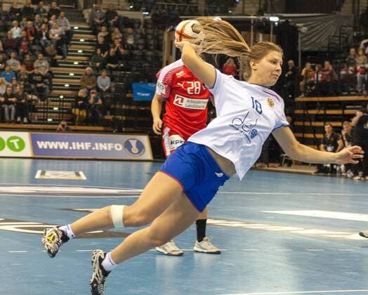 GER IHF World Cup 2017 Denmark vs Russia RUS 08 12 2017 EWE Arena Oldenburg Germany 23 IHF World Championship 2017 Women first round Group C Denmark vs Russia in picture Daria SAMOKHINA RUS 18 Nordphotox xRojahn nph00300