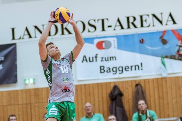 Adopt Kamil RATAJCZAK 10 Netzhoppers 09 12 2017 Netzhoppers SolWo Königspark KW Bestensee Berlin Recycling Volleys Volleyball Bundesliga League match Königs Wusterhausen Landkost Arena