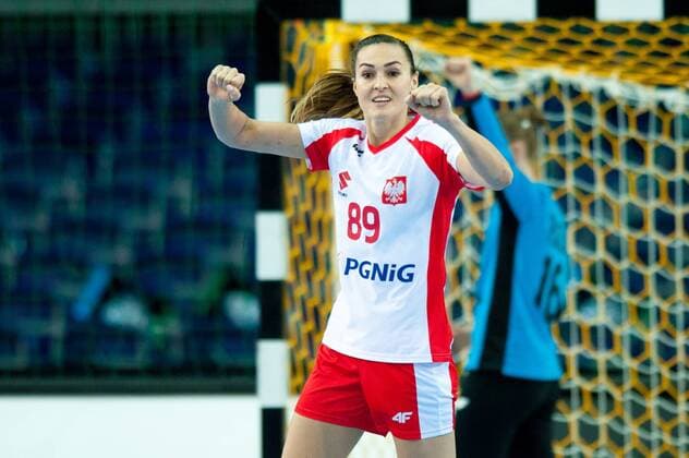 2017.12.11 Lipsk Pilka reczna Mistrzostwa Swiata w pilce recznej kobiet Polska - Brazylia N z Kinga Achruk radosc Foto Lukasz Laskowski PressFocus NEWSPIX.PL 2017.12.11 Leipizg IHF Women s Handball World Championship WM Weltmeisterschaft Poland v Brazil Kinga Achruk radosc Credit: Lukasz Laskowski PressFocus --- Newspix.pl  20171211_LUK_187