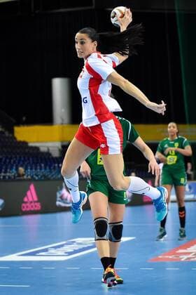 2017.12.11 Lipsk Pilka reczna Mistrzostwa Swiata w pilce recznej kobiet Polska - Brazylia N z Kinga Grzyb Foto Lukasz Laskowski PressFocus NEWSPIX.PL 2017.12.11 Leipizg IHF Women s Handball World Championship WM Weltmeisterschaft Poland v Brazil Kinga Grzyb Credit: Lukasz Laskowski PressFocus --- Newspix.pl  20171211_LUK_358
