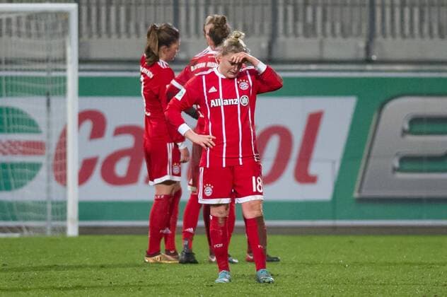 Dominika Skorvankova FC Bayern München 18 disappointed looking disappointment after the defeat Football Allianz Women Bundesliga VfL Wolfsburg Bayern Munich xobx