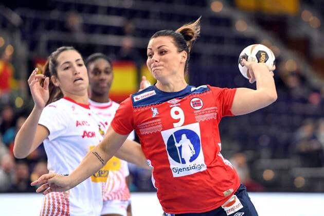 171211 Norways Nora Mork during the final finale between Spain and Norway during the World Cups World Cup on December 11, 2017 in Leipzig  Copyright: CARLxSANDIN BB171211CS061