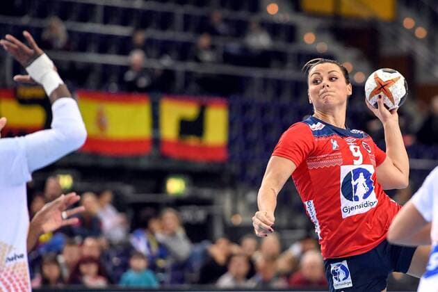 171211 Norways Nora Mork during the final finale between Spain and Norway during the World Cups World Cup on December 11, 2017 in Leipzig  Copyright: CARLxSANDIN BB171211CS077