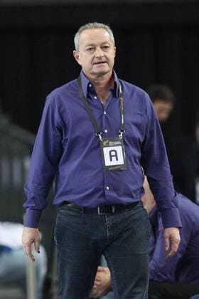 Leipzig 11 12 2017 Arena Leipzig World Cup 2017 Handball Women Round of 16 Romania ROU vs Czech Republic CZE 27 28 17 14 Pictured coach Jan BASNY Czech Republic