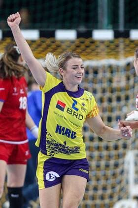 Leipzig 11 12 2017 Arena Leipzig World Cup 2017 Handball Women Round of 16 Romania ROU vs Czech Republic CZE 27 28 17 14 Pictured Aneta UDRISTIOIU 2 Romania