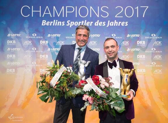 Sportsman of the Year in Berlin 09 12 2017 Champions 2017 Winner Manager Trainer Kaweh Niroomand Berlin Recycling Volleys Volleyball Bob Hanning foxes Handball