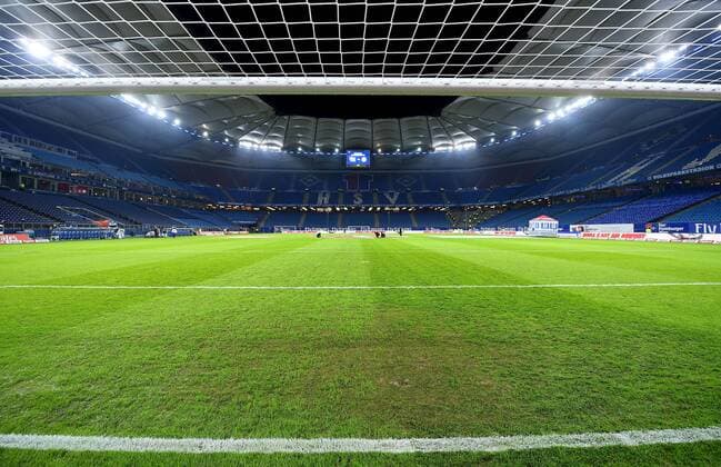 12 12 2017 xfux Football 1 Bundesliga Hamburger SV Eintracht Frankfurt emspor vl View Overview Volksparkstadion Hamburg Arena Stadium Stadium Football Stadium Indoor Rasen Feld Spielfeld Hamburg