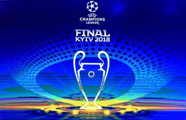 Fußball, CL, Finale-Logo wird in Kiew präsentiert The logo of the 2018 UEFA Champions League final is seen on the screen during its presentation at the NSC Olimpiyskiy, Kyiv, capital of Ukraine, December 12, 2017. Ukrinform. KYIV. The logo of the 2018 UEFA Champions League final has been presented at the NSC Olimpiyskiy. The arena which previously staged the UEFA EURO EM Europameisterschaft Fussball 2012 final is set to host the last game of the 2018 UEFA Champions League on May 26, 2018. The 2018 UEFA Women s Champions League final will be played in Ukraine for the first time at the Valeriy Lobanovskyi Dynamo Stadium on May 24. Logo of 2018 UEFA Champions League final unveiled in Kyiv  Copyright: xPavloxBagmutx
