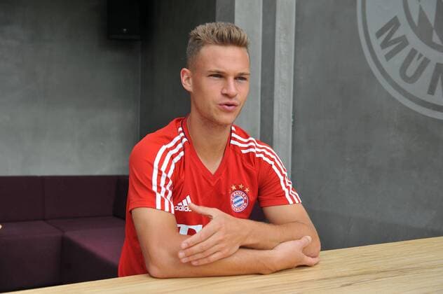 FC Bayern Spieler Joshua Kimmich im Interview, München 23.08.2017