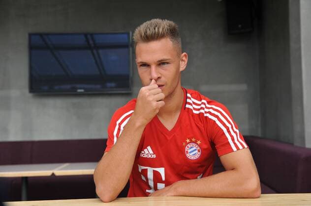 FC Bayern Spieler Joshua Kimmich im Interview, München 23.08.2017