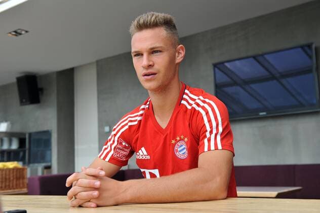 FC Bayern Spieler Joshua Kimmich im Interview, München 23.08.2017